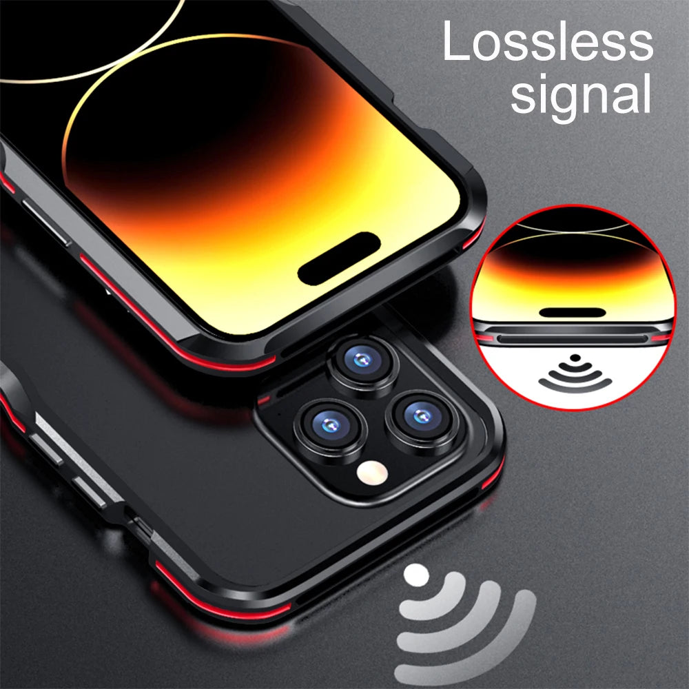 LUPHIE Aluminum Frame Bumper Case For iPhone - Premium Mobile Phone Cases from Luphie - Just $25! Shop now at Dressmycell.com LUPHIE Aluminum Frame Bumper Case For iPhone - Premium Mobile Phone Cases from Luphie - Just $25! Shop now at Dressmycell.com